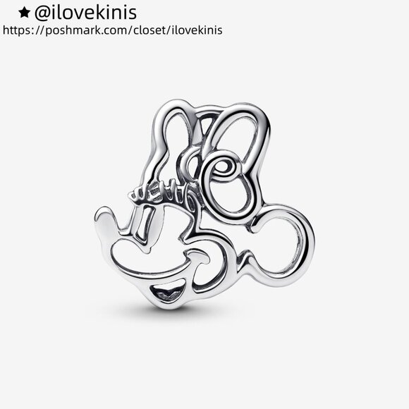 Pandora Disney Minnie Mouse Openwork Charm - Picture 1 of 6